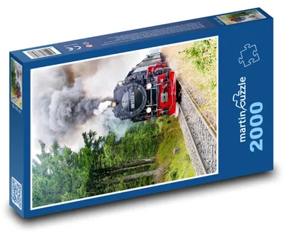 Obrázok produktu pre Puzzle 2000 Historický parný vlak v prírode - martinpuzzle