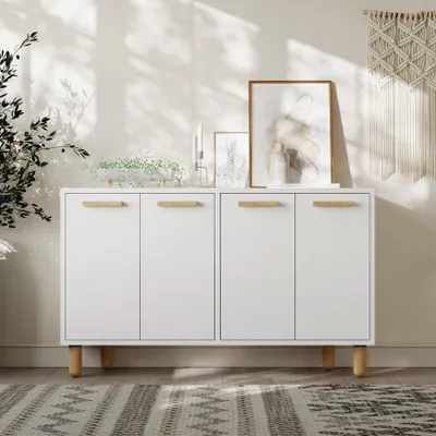 Immagine prodotto di Skye Decor, Venedik - White, consolle, pannelli truciolari rivestiti al 100% in melamina, bianco, 120 x 29,6 x 73,6 cm