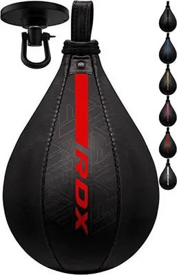 Image de RDX Speedball Box-Speedbag pour l'entraînement à domicile, MMA, Muay Thai, Kickboxing, entraînement de frappe