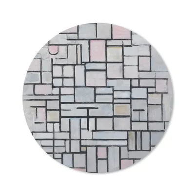Produktbild von MuchoWow® Mauspad Mousepad Komposition 6 - Piet Mondrian 20x20 cm - Mousepads - Maus Mat - Pad - Mausunterlage - Schreibtischmatte