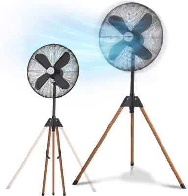 Produktbild von Avilia Leiser Standventilator mit Stativ, zusammenklappbar und stabil, 50 W, 3 G