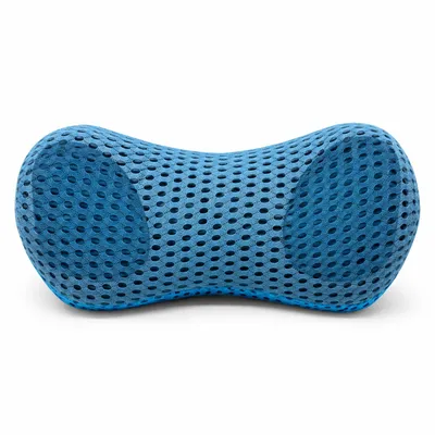 Produktbild von Memory Foam Rückenstützkissen, ergonomische Lendenwirbelstütze für Bürostuhl Auto Sofa, atmungsaktiver Bezug, orthopädisches Rückenkissen 46cm