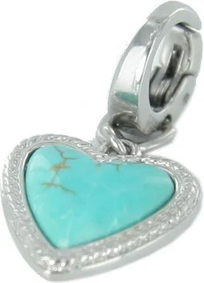 Produktbild von Fossil Anhänger Charms JF88020040 Herz türkis