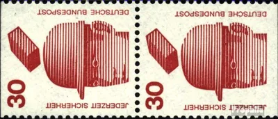 Produktbild von Briefmarken BRD (BR.Deutschland) 1974 Mi 698C/D senkrechtes Paar postfrisch Unfallverhütung