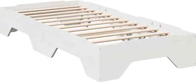 Obrázek produktu pro vidaXL Postel z masivu bez matrace Stohovatelná bílá 80x200 cm