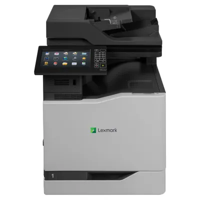 Produktbild von Lexmark CX860de, Laser, Farbdruck, 1200 x 1200 DPI, A4, Direktdruck, Schwarz, Grau