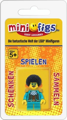 Produktbild von LEGO Ninjago Minifigur Jacob Pevsner (Elementarmeister des Klangs) mit Gitarre