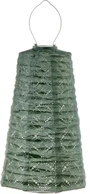 Produktbild von LUMIZ Solarlaterne für Außen - Lamp - Gartenbeleuchtung - Solarlampen - Gartendeko - 28cm - Salbeigrün