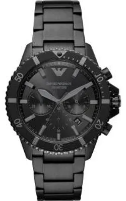 Produktbild von Emporio Armani AR11363 Herren Quarz Chronograph Uhr 43mm Edelstahl Datumsanzeige 100m wasserdicht