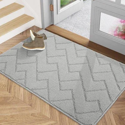Productafbeelding van Antislipmat, wasbaar - lichtgrijs