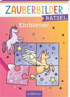 Produktbild von arsEdition Zauberbilder-Rätsel – Einhörner