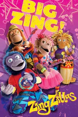 Image de Zingzillas Big Zing Pink Enfant - Impression d'affiches - Taille 61x91,5 cm