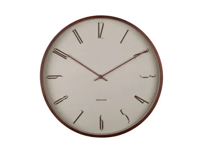 Produktbild von Karlsson - Wanduhr Scandia - Warmes Grau - Ø40cm