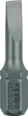 Image de Bosch 3x embout de vissage extra-dur, S 0,6 x 4,5, 25 mm - 2607001459