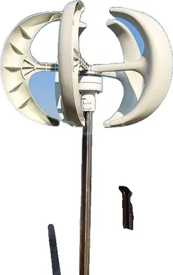 Image de Générateur éolien, faible bruit, haute efficacité, 12V, régulateur MPPT, 3000W