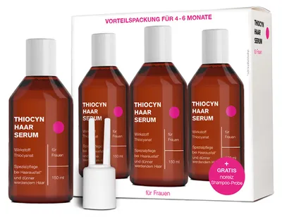 Immagine prodotto di Thiocyn Siero per capelli Donna Value Pack vegan 3X150 ml