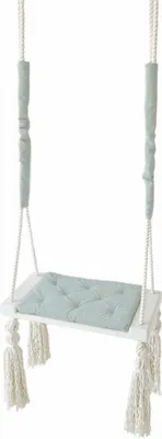 Imagen del producto de MONIO para niños: Columpio infantil, color blanco menta