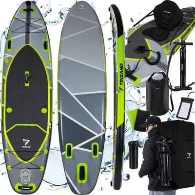 Produktbild von Board Sup 335Cm: Gepumpt, Mit Paddel, Sitz, Rucksack Und Freebies