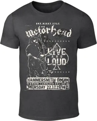 Image de T-shirt Motörhead Live and Loud
