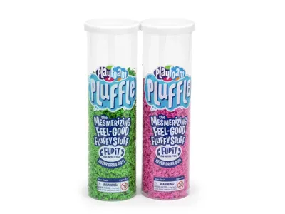 Imagen del producto de Ideas educativas: Paquete de dos unidades, rosa y verde (Pluffle)