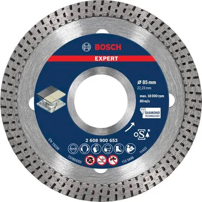 Produktbild von EXPERT Hard Ceramic Diamanttrennscheibe, 85x22,23 mm