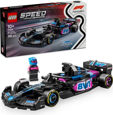 Produktbild von LEGO Speed Champions BWT Alpine F1 Team A524 Rennauto - Spielzeug mit Formel 1 Minifigur zum Sammeln - Geschenk für Jungen & Mädchen ab 10 Jahren und erwachsene Motorsport Fans 77248