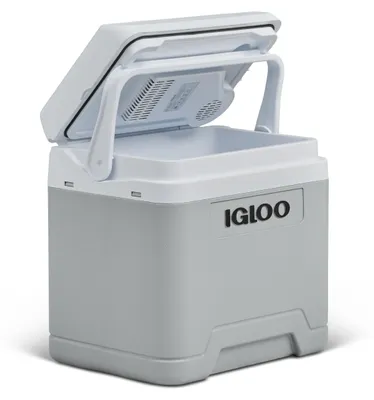 Zdjęcie produktu dla Lodówka elektryczna IGLOO IE24DC, 12V, 24L - kompaktowa mini-lodówka, szara