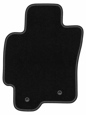 Image de Tapis conducteur en moquette pour Jaguar X-Type 2001-2009 (break/berline) – 1 pièce, noir, sur mesure – Wielganizator BASIC