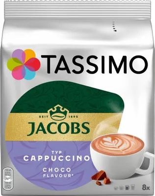 Produktbild von Tassimo Jacobs Cappuccino Choco | 8 T Discs, Kaffeekapseln