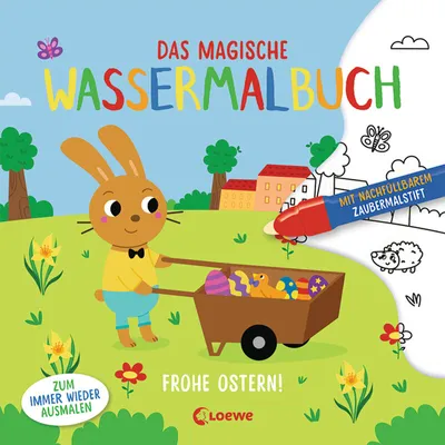 Produktbild von Das magische Wassermalbuch - Frohe Ostern!