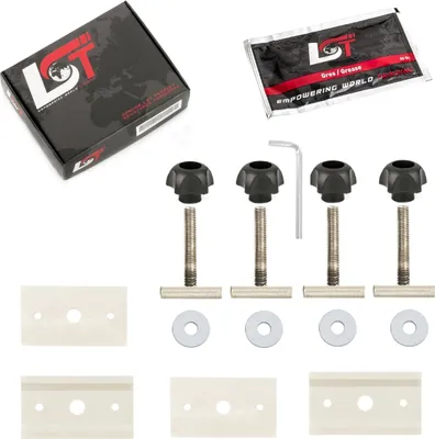 Produktbild von Profilschienen 50mm Schrauben Multiflexboard Konsolen Gleiter Set für VW T5 T6