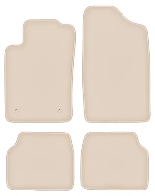 Produktbild von DURBAN Beige Velours-Fußmatten-Set für Peugeot 405 Limousine, Kombi (1987-1996)