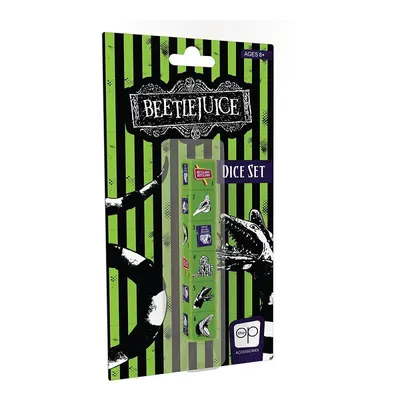 Image de AC010-680 - Jeu de dés Beetlejuice, 6 pièces