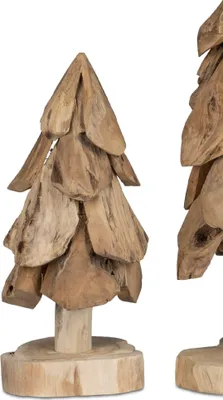 Produktbild von Dekoobjekt Baum TEAK auf Fuß H. 45cm naturbraun aus Holz Formano WA