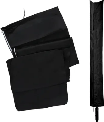 Immagine prodotto di Coperchio di protezione per asciugatrice rotativa, cofano resistente alle intemperie, 168x28cm, antistrappo
