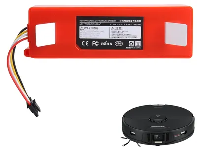 Li-Ion-Akku 14,4 V 6800 mAh für Roborock S7/S6/S5 u. a.