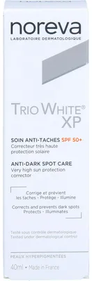 Zdjęcie produktu dla Noreva Trio white XP Krem pielęgnacyjny na dzień Lsf 50+ 40 ml