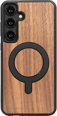 Produktbild von Bewood Holzhülle für Samsung Galaxy S25 Plus AMERICAN WALNUT mit MagSafe