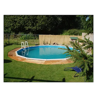 Produktbild von Interline Sunlake Rund 4,60 m inkl. Zubehör, Gerahmter Pool, Erwachsener & Kind, Leiter, Beige, 220 kg