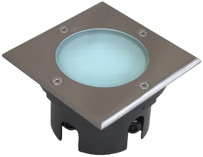 Zdjęcie produktu dla Lampa podłogowa ChiliTec BEL GX53 Q, kwadratowa 12x12x7cm, IP65, gniazdo GX53