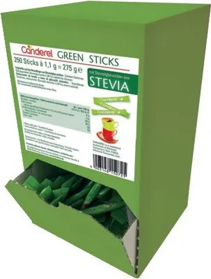 Obrázek produktu pro Canderel Green 60115072 Stevia stick - 250 jednotlivých porcí po 1,1 g