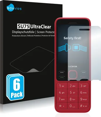 Produktbild von 6x Für Nokia 150 2020 Schutzfolie Savvies Displayschutz Display Schutz Folie Klar Transparent