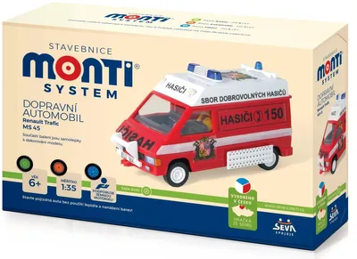 Imagen del producto de Sistema Monti 45 para bomberos - Renault Trafic, escala 1:35