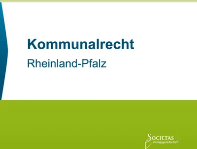 Produktbild von Kommunalrecht Rheinland-Pfalz