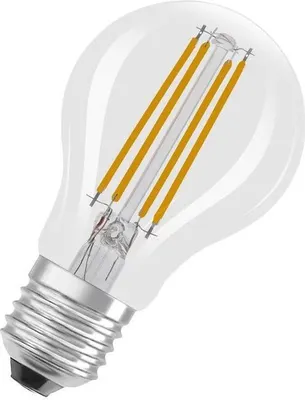 Produktbild von LEDVANCE LED CLASSIC A CRI97 4.2W 927 klar E27 Lampe 470lm 2700K warmweiss 97Ra wie 40W dimmbar 4099854065330
