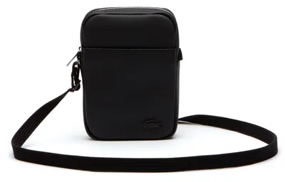 Produktbild von LACOSTE Men's Classic Slim Vertical Camera Bag Black