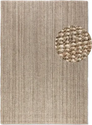 Immagine prodotto di 160x230 cm Tappeto Bouclé Jute 105975 Grigio Marrone