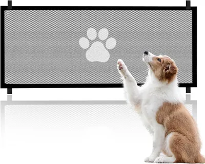 Produktbild von Sicherheitsbarriere ausziehbar, 180 x 78 cm, für Kinder und Hunde