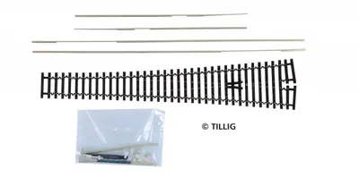 Produktbild von Tillig 83421 Flexsteg-Bogenweiche Bausatz 12°