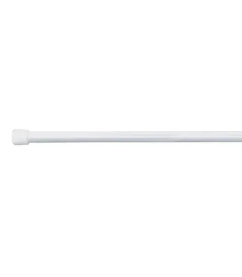 Image de Tringle pour rideau de douche, blanche, 65,2 x 2,9 cm